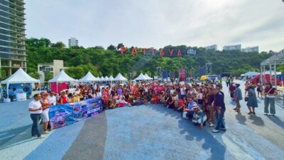 เดอะ วินเนอร์ สตาร์ พานักธุรกิจชาวลาวท่องเที่ยวพัทยา จำนวน 174 ท่าน